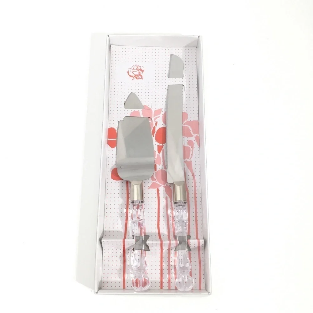 Wedding Cake Cutting + Serving Knife Set